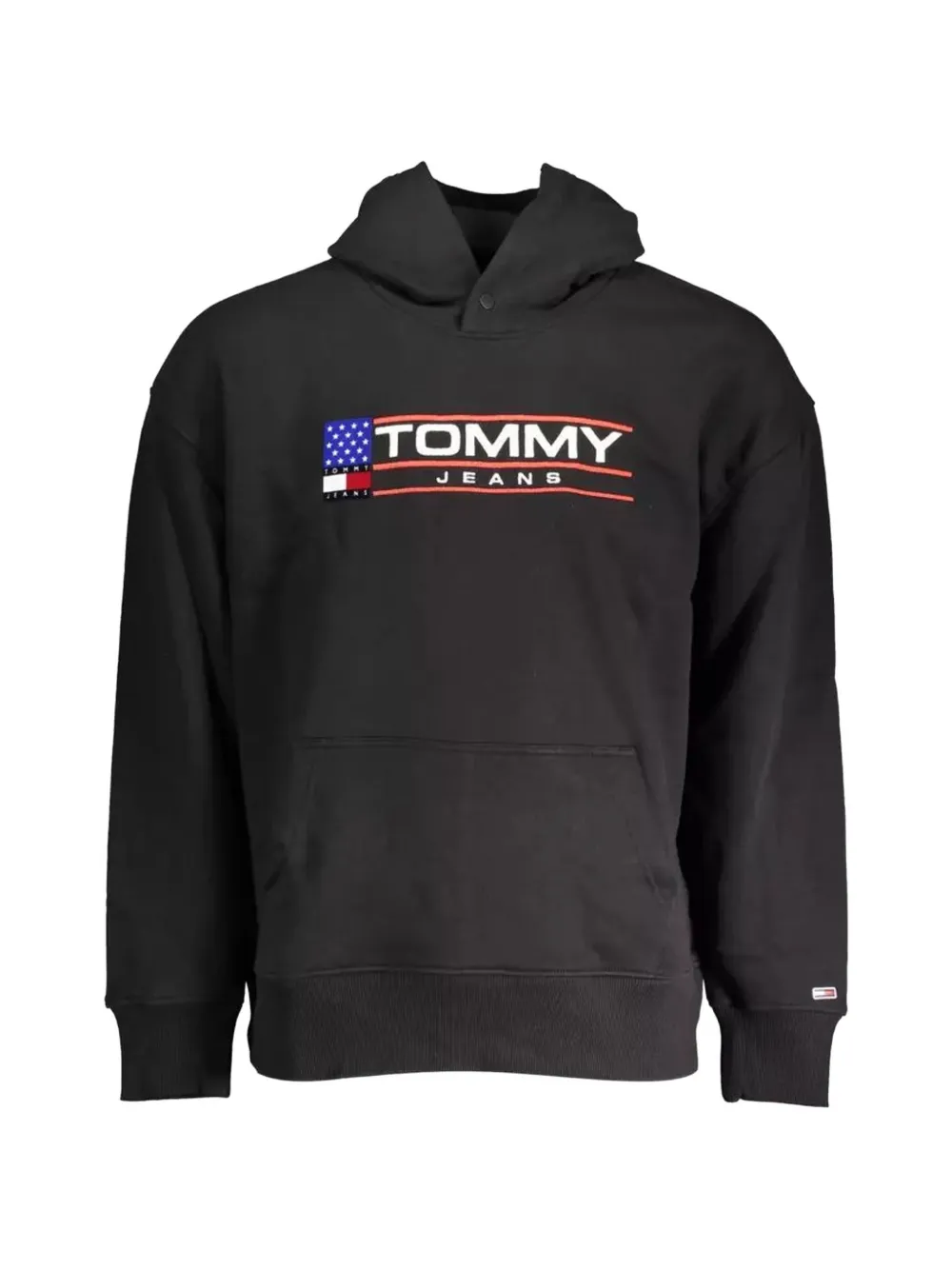 Tommy Hilfiger logo-print hoodie - Nero