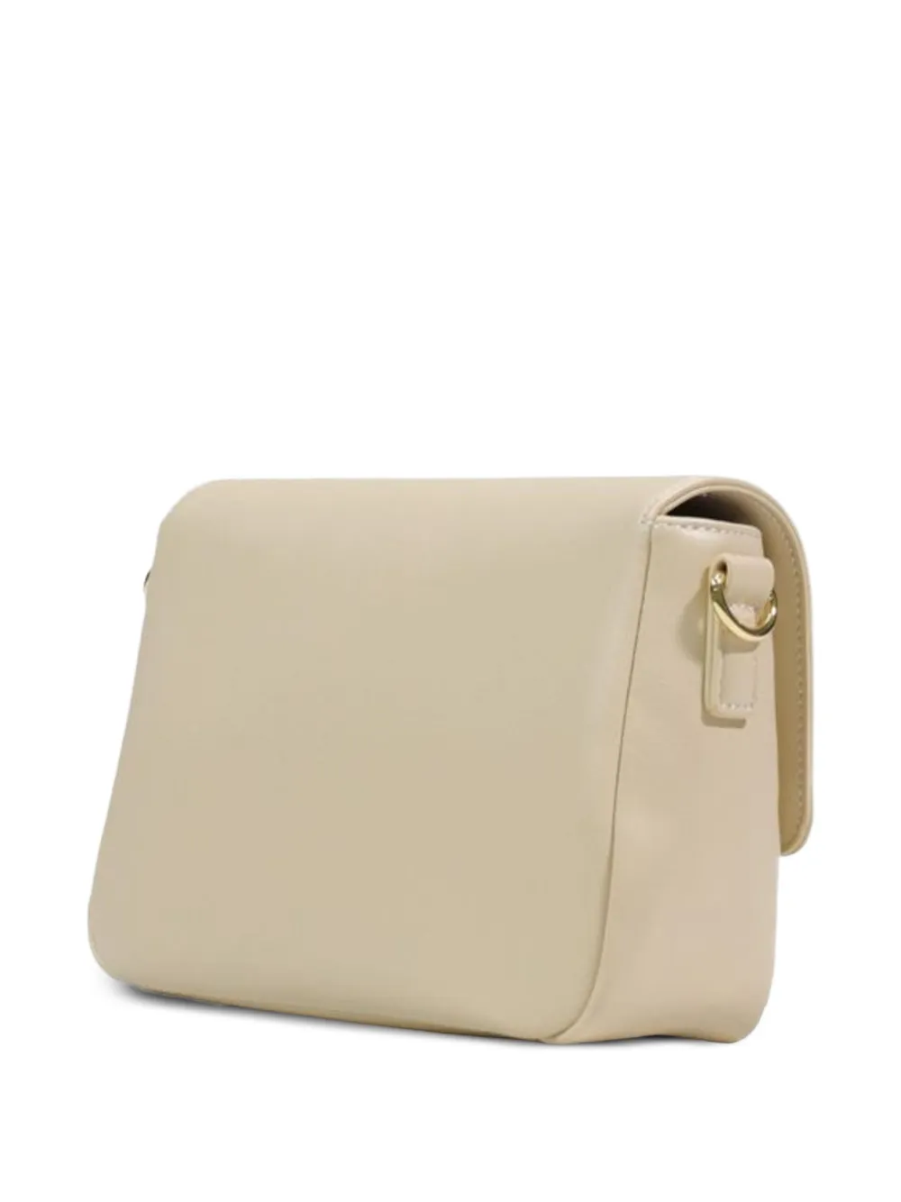 Love Moschino Schoudertas met logoplakkaat Beige