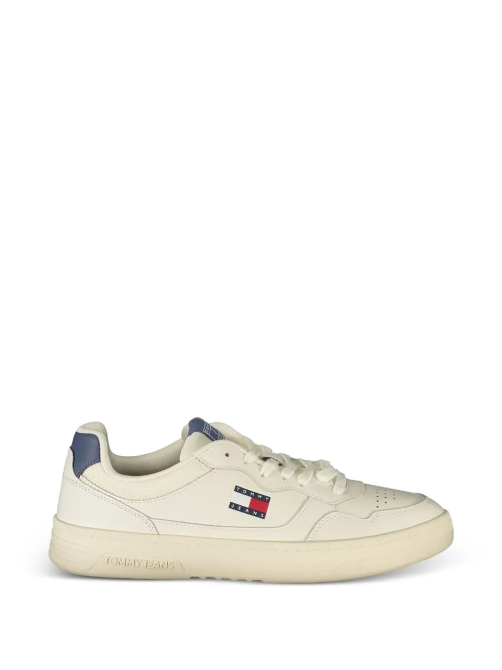 Tommy Jeans logo-patch lace-up sneakers
