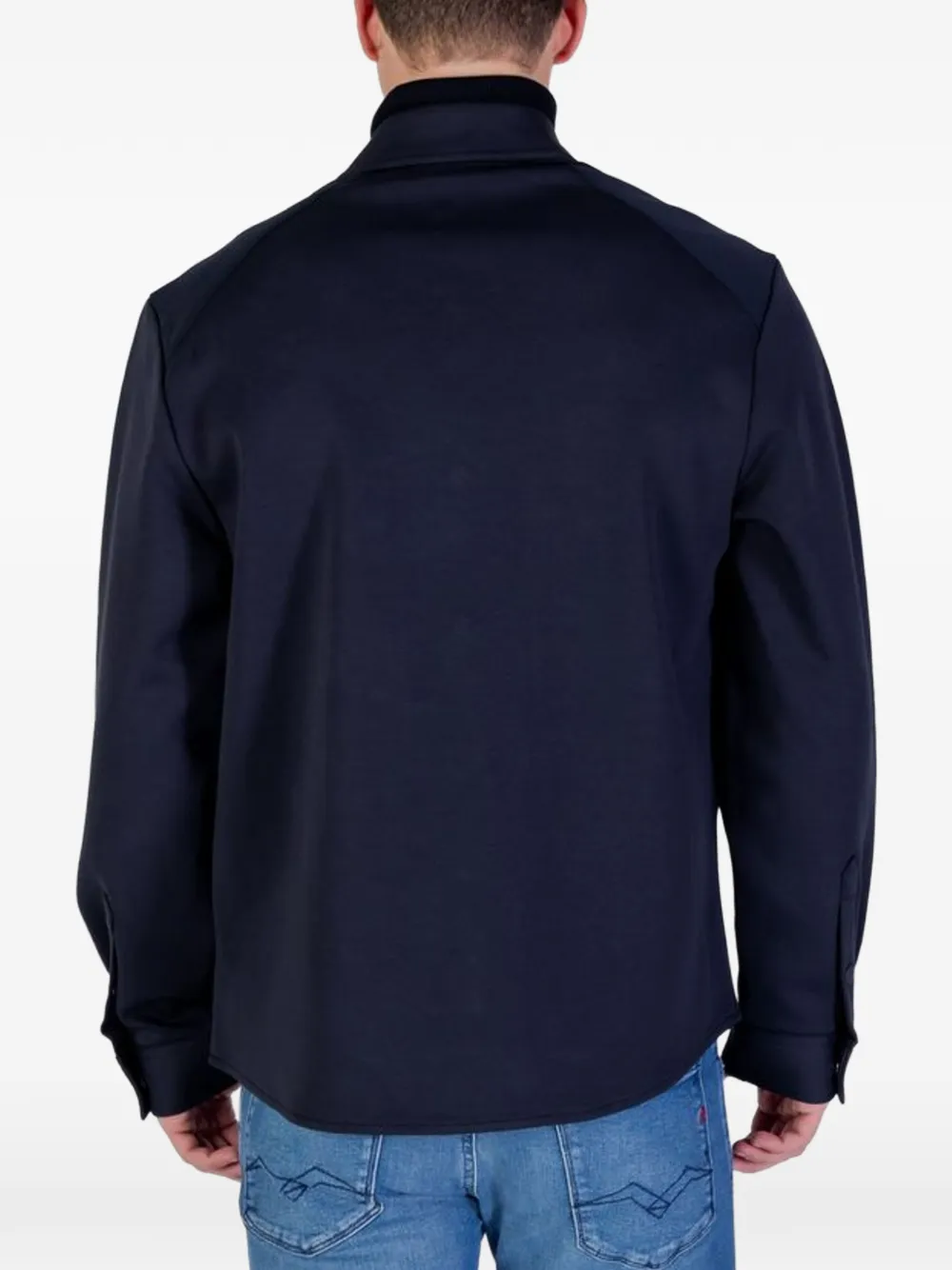 Antony Morato Overhemd met klepzak Blauw