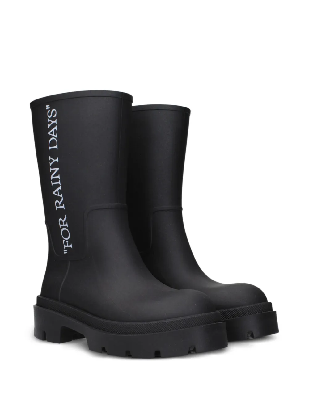 Off-White Reboot rain boots Zwart