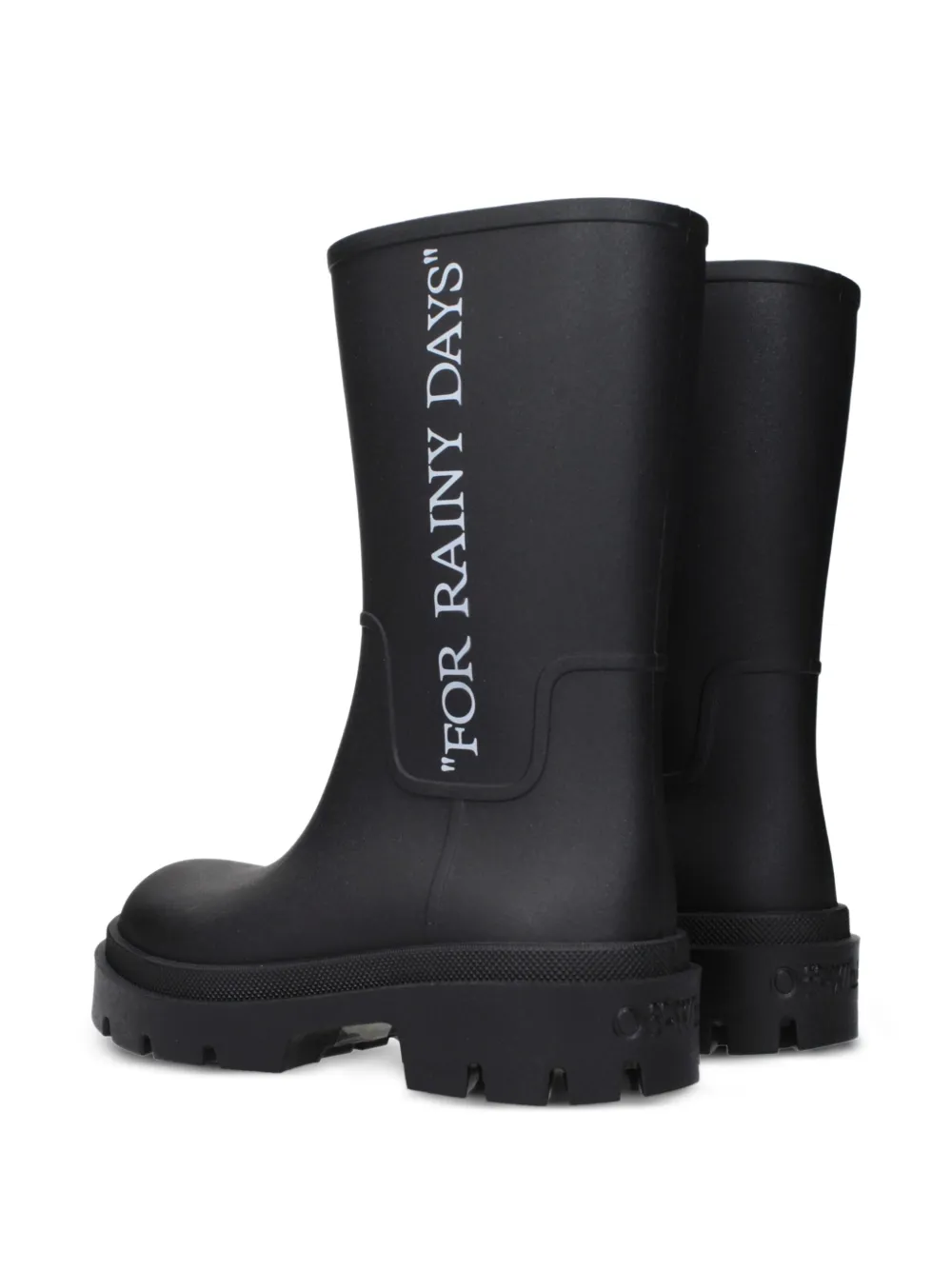 Off-White Reboot rain boots Zwart