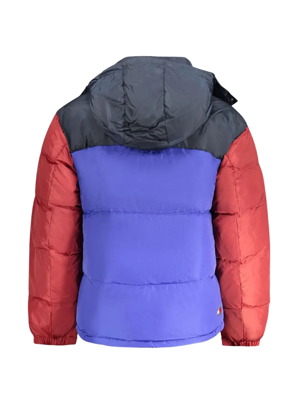 Tommy Hilfiger Donsjack met colourblocking Blauw