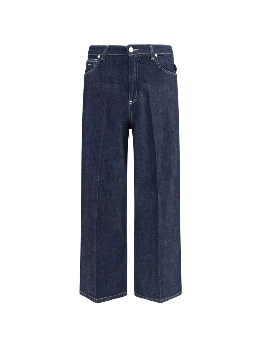 Cruna Taylor pressed-crease jeans - Blau