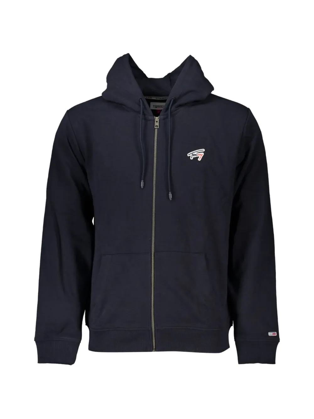 Tommy Hilfiger logo-detail zip-up hoodie - Blu