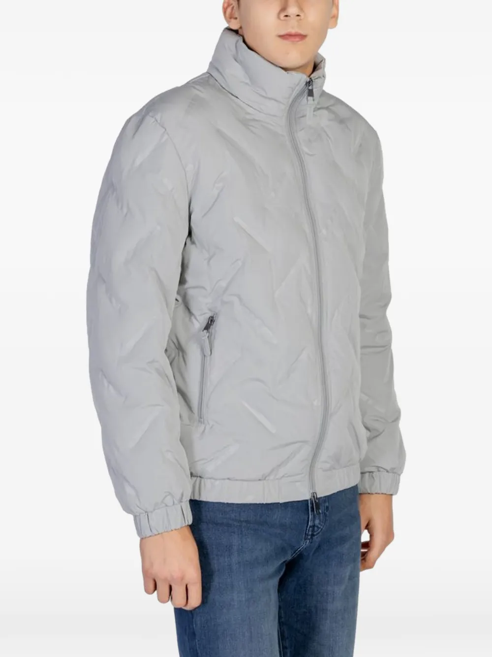 Antony Morato quilted puffer jacket Grijs