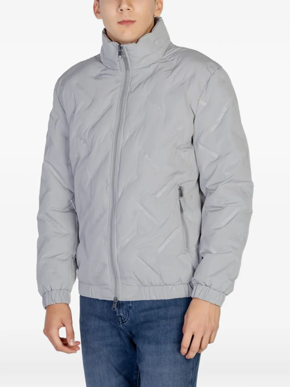 Antony Morato quilted puffer jacket Grijs