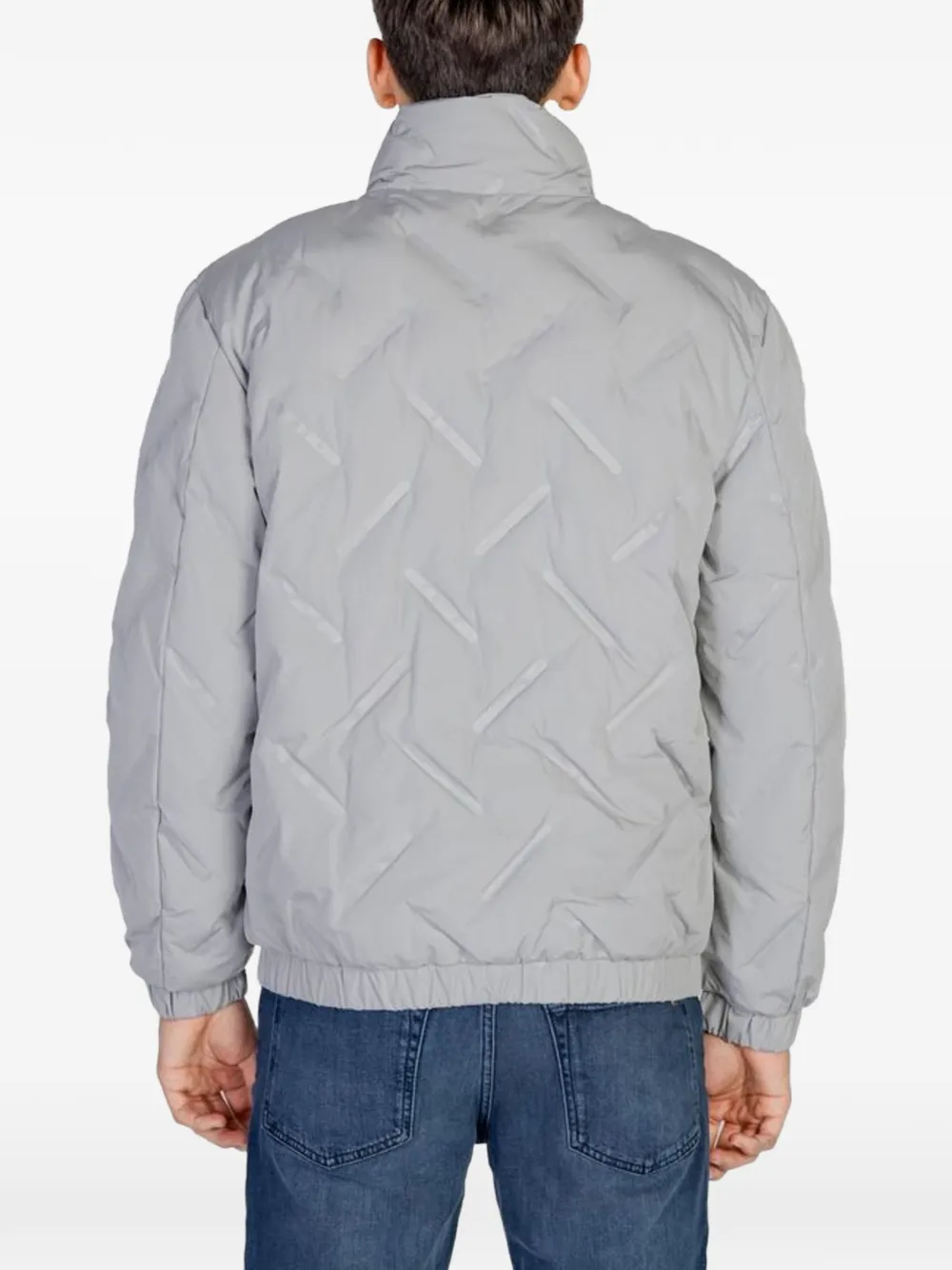Antony Morato quilted puffer jacket Grijs