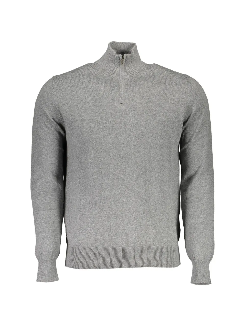 North Sails quarter-zip mock-neck sweater - Grigio