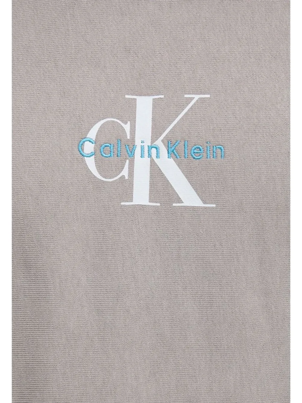 Calvin Klein Jeans Hoodie met logoprint Grijs