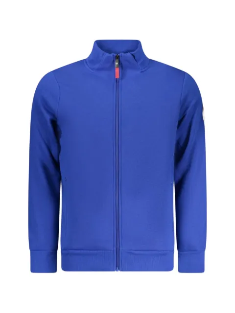 NORWAY 1963 logo-patch zip-up sweater