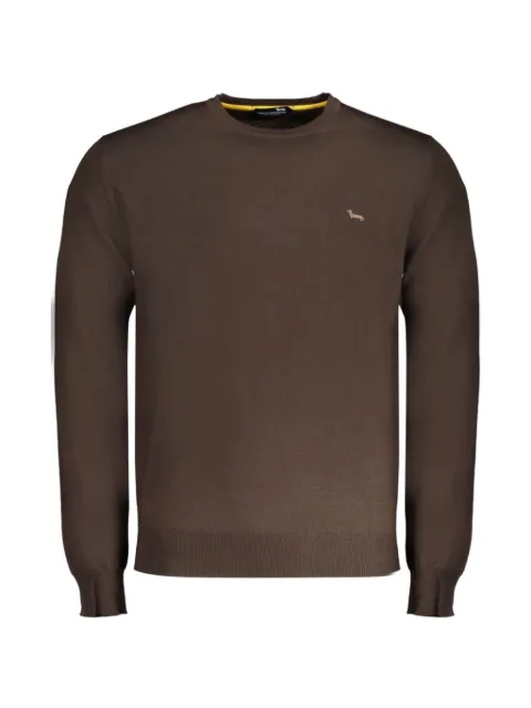 Harmont & Blaine logo-embroidered crew-neck sweater