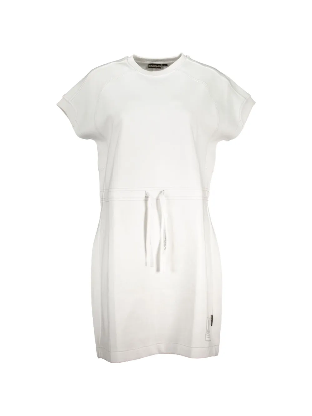 Napapijri drawstring sweatshirt dress - Bianco