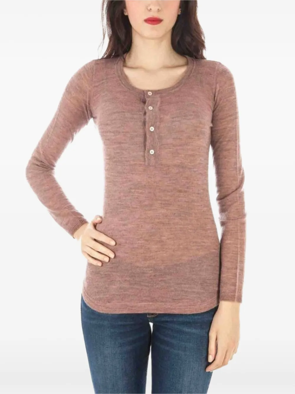 Fred Perry Henley-neck top