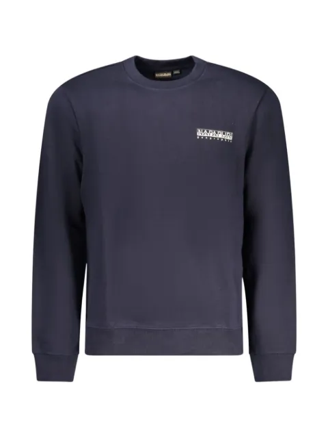 Napapijri logo-print crew-neck sweater