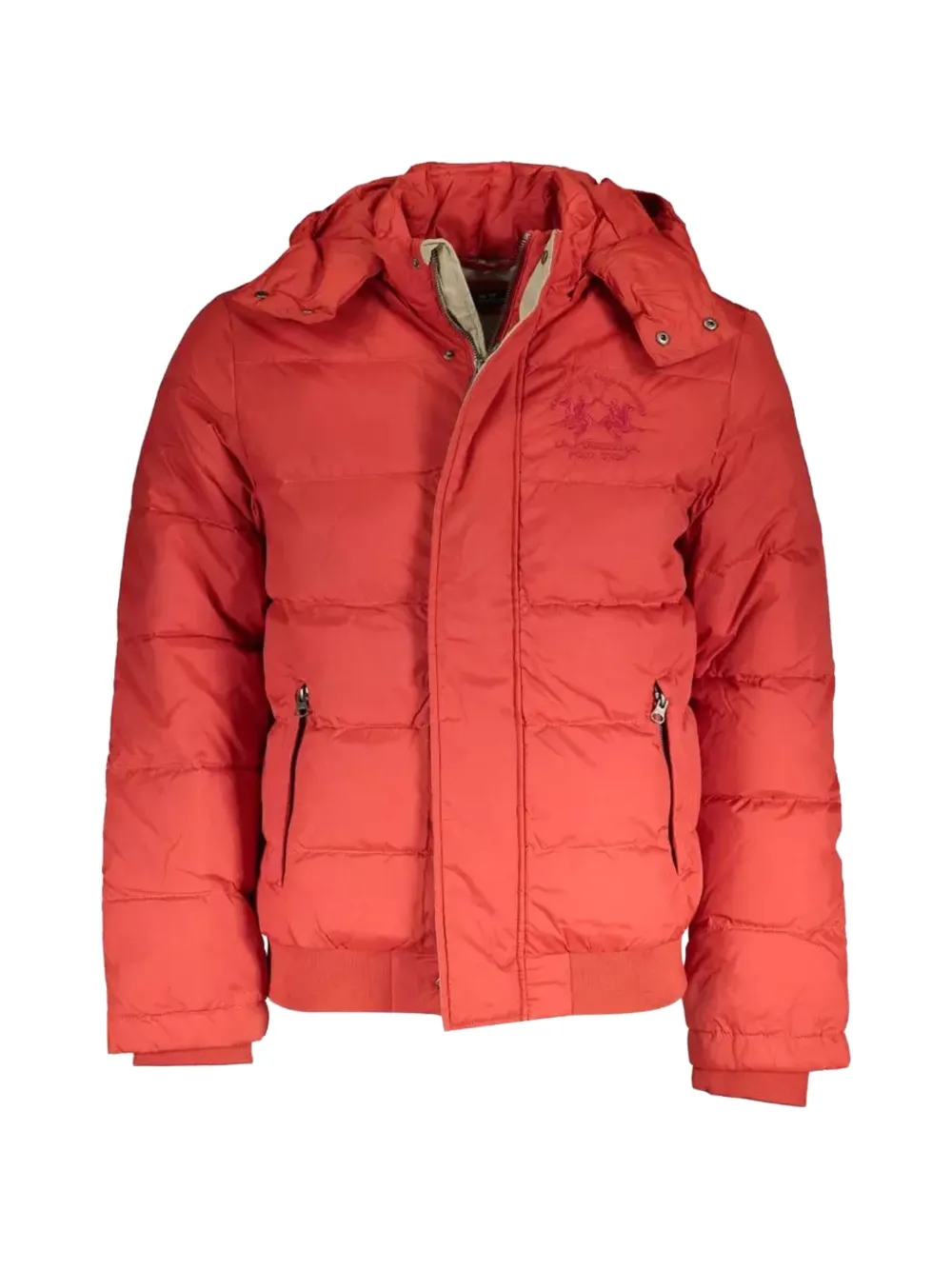 La Martina quilted hooded jacket - Arancione