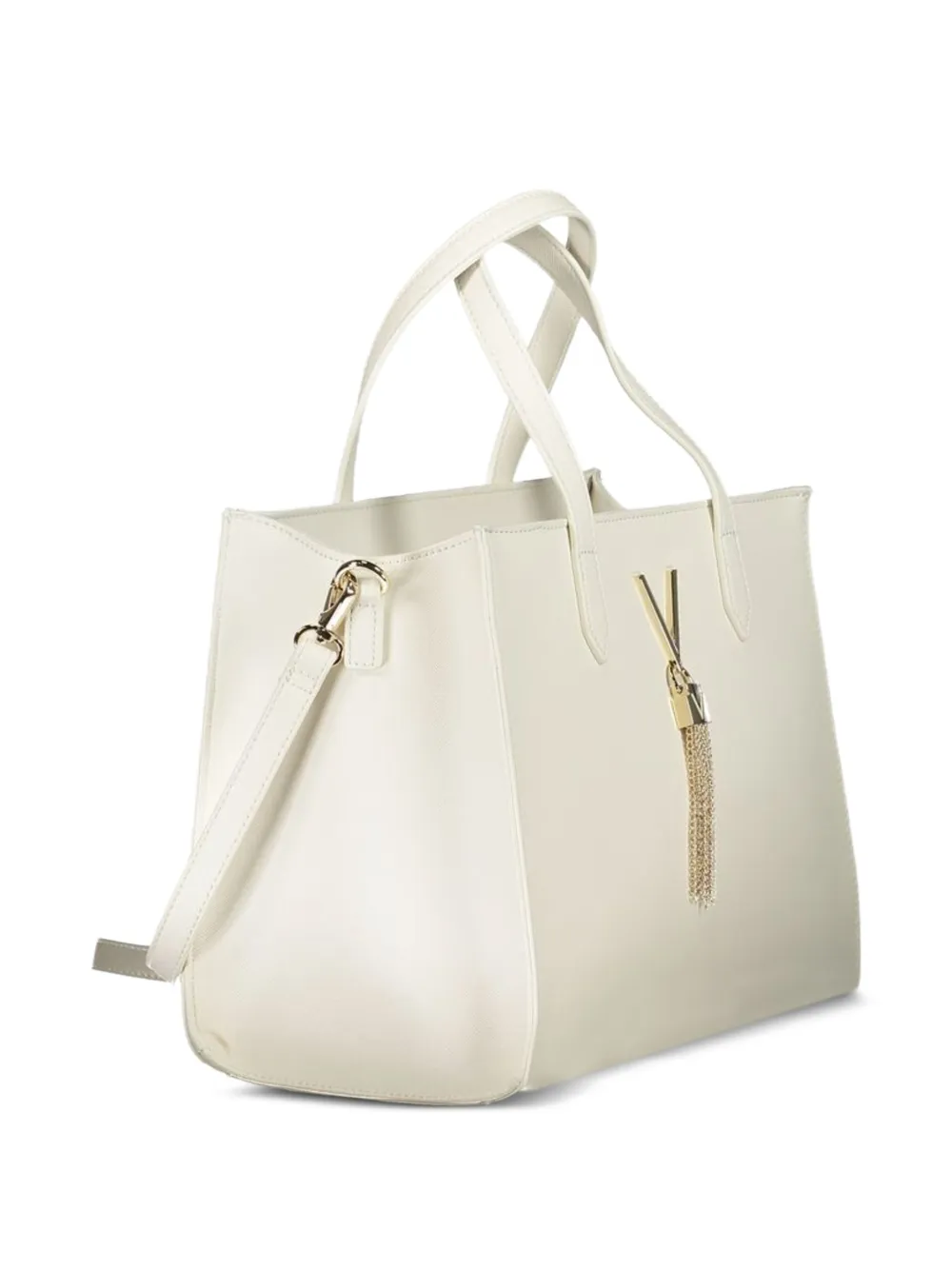 MARIO VALENTINO Divina shopper met kwastje Wit