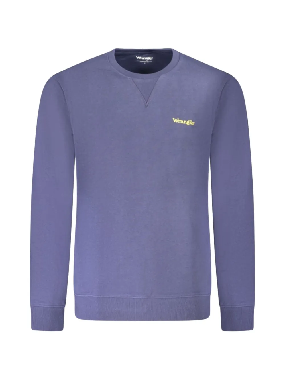 Wrangler logo-embroidered cotton sweatshirt - Blu