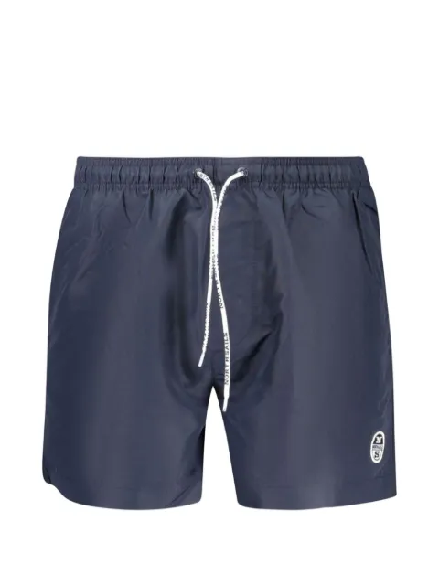 North Sails drawstring logo-patch swim shorts