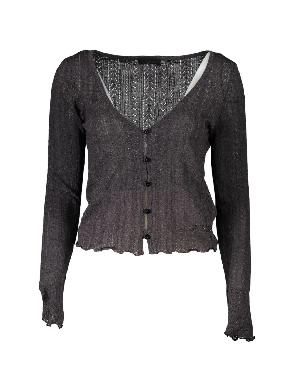 GUESS USA V-neck cardigan - Grau