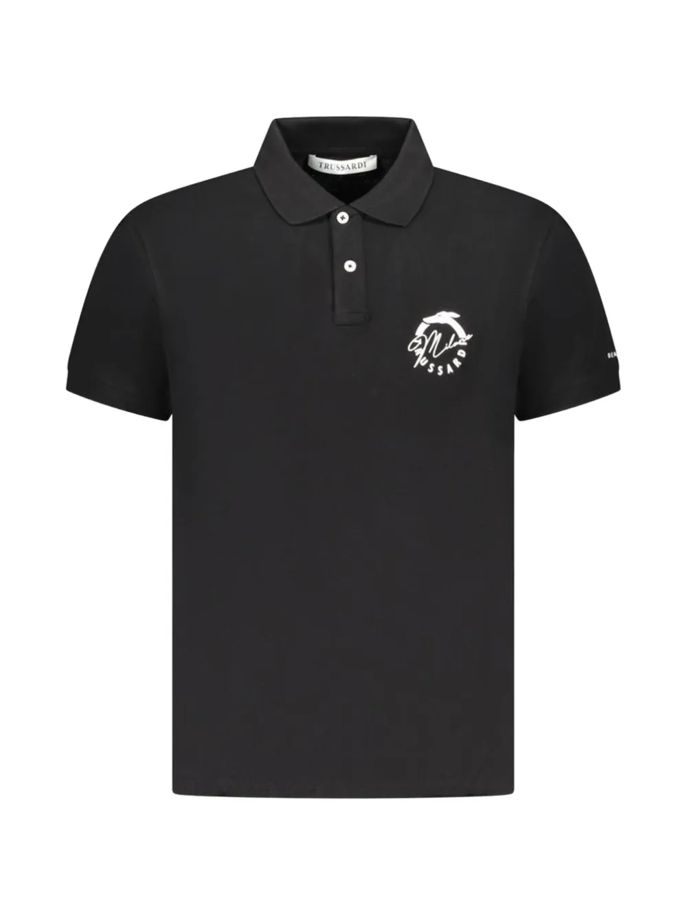 Trussardi logo-print short-sleeve polo shirt