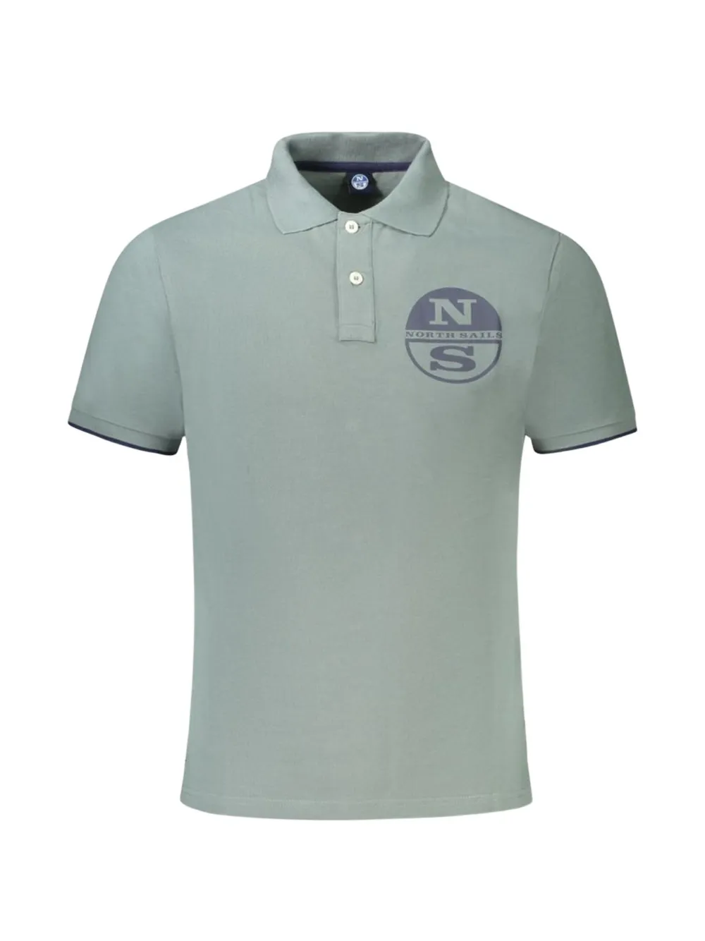 North Sails logo-print polo shirt - Verde