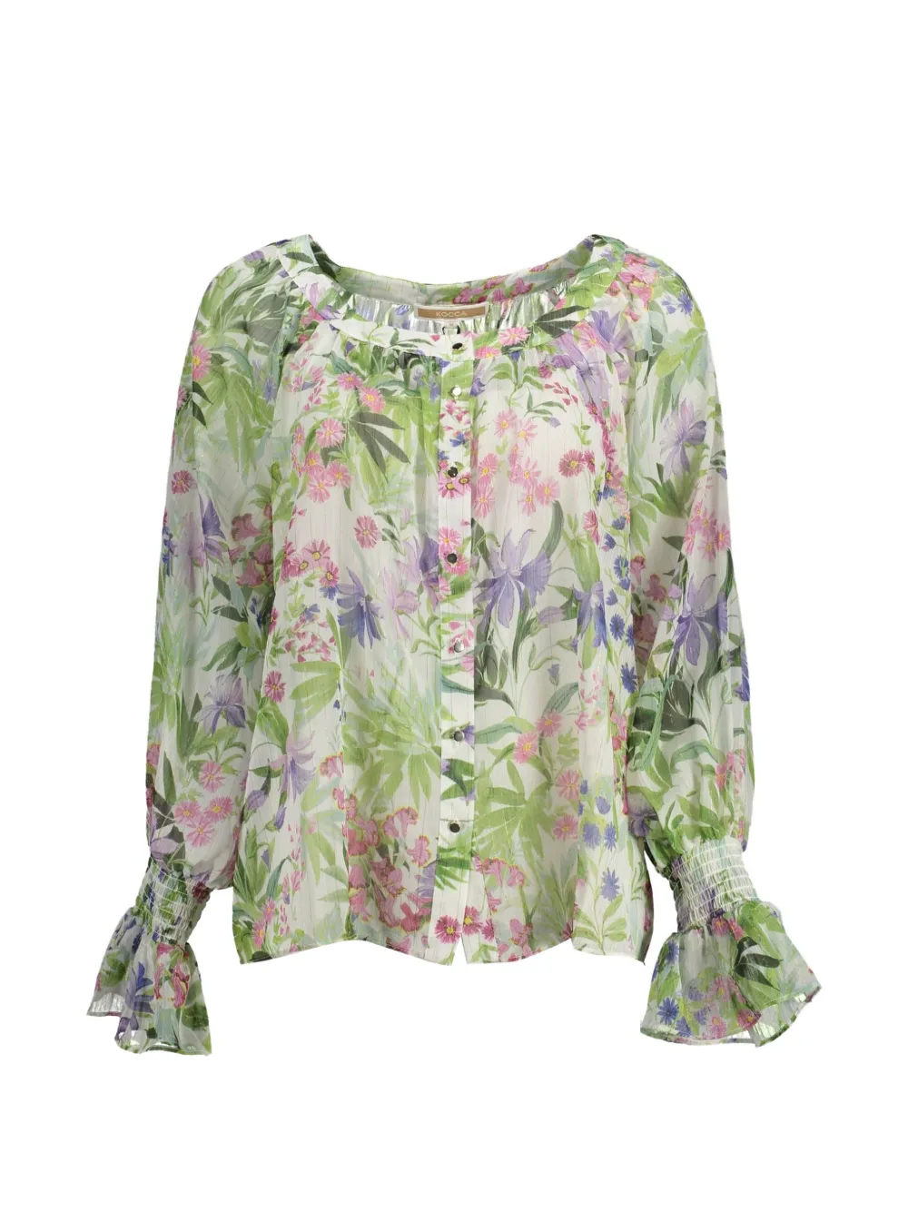 Kocca floral-print blouse - Verde
