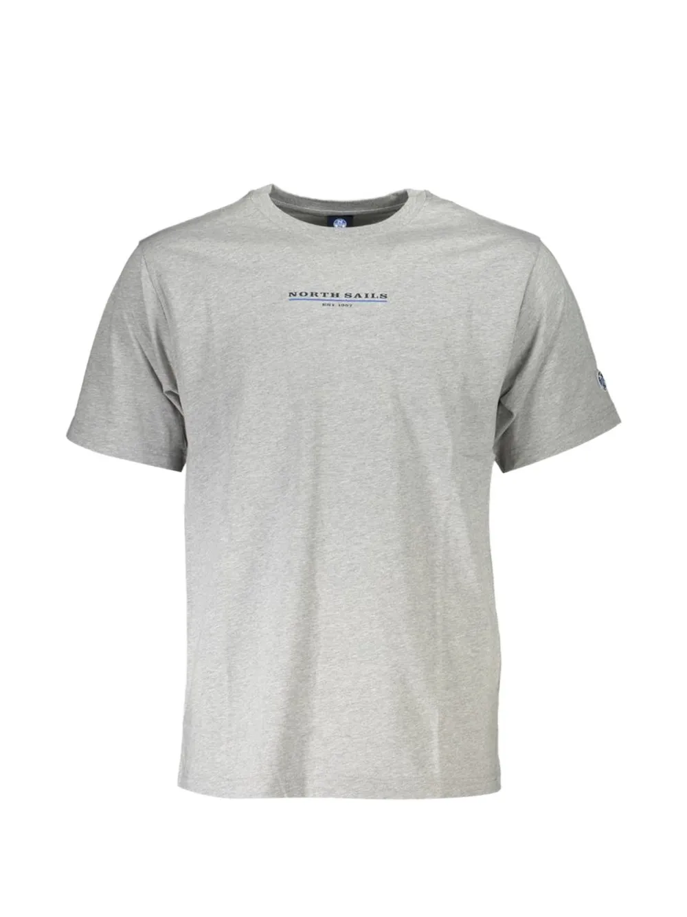 North Sails logo-print cotton T-shirt - Grigio