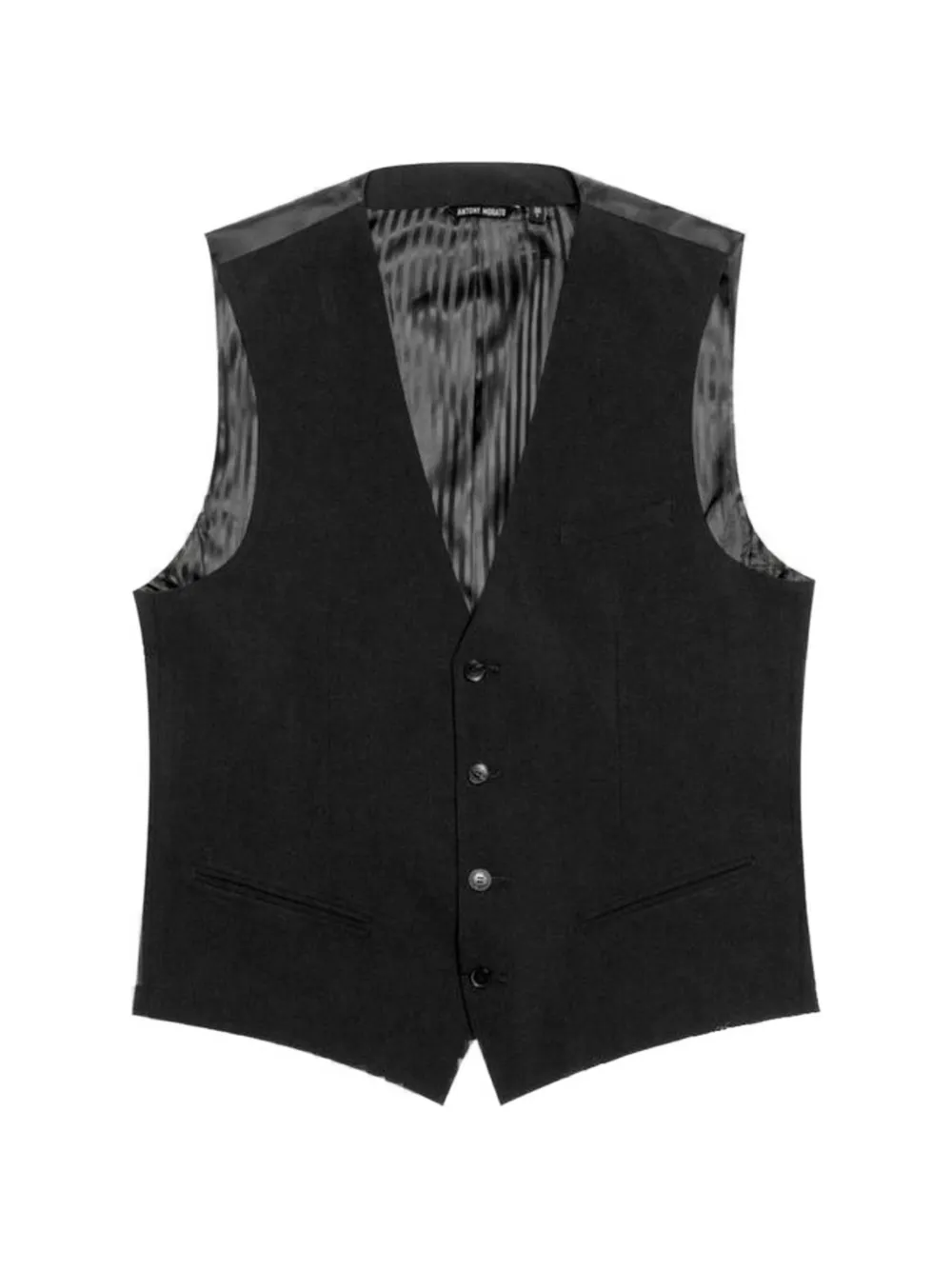 Antony Morato tailored V-neck waistcoat - Schwarz
