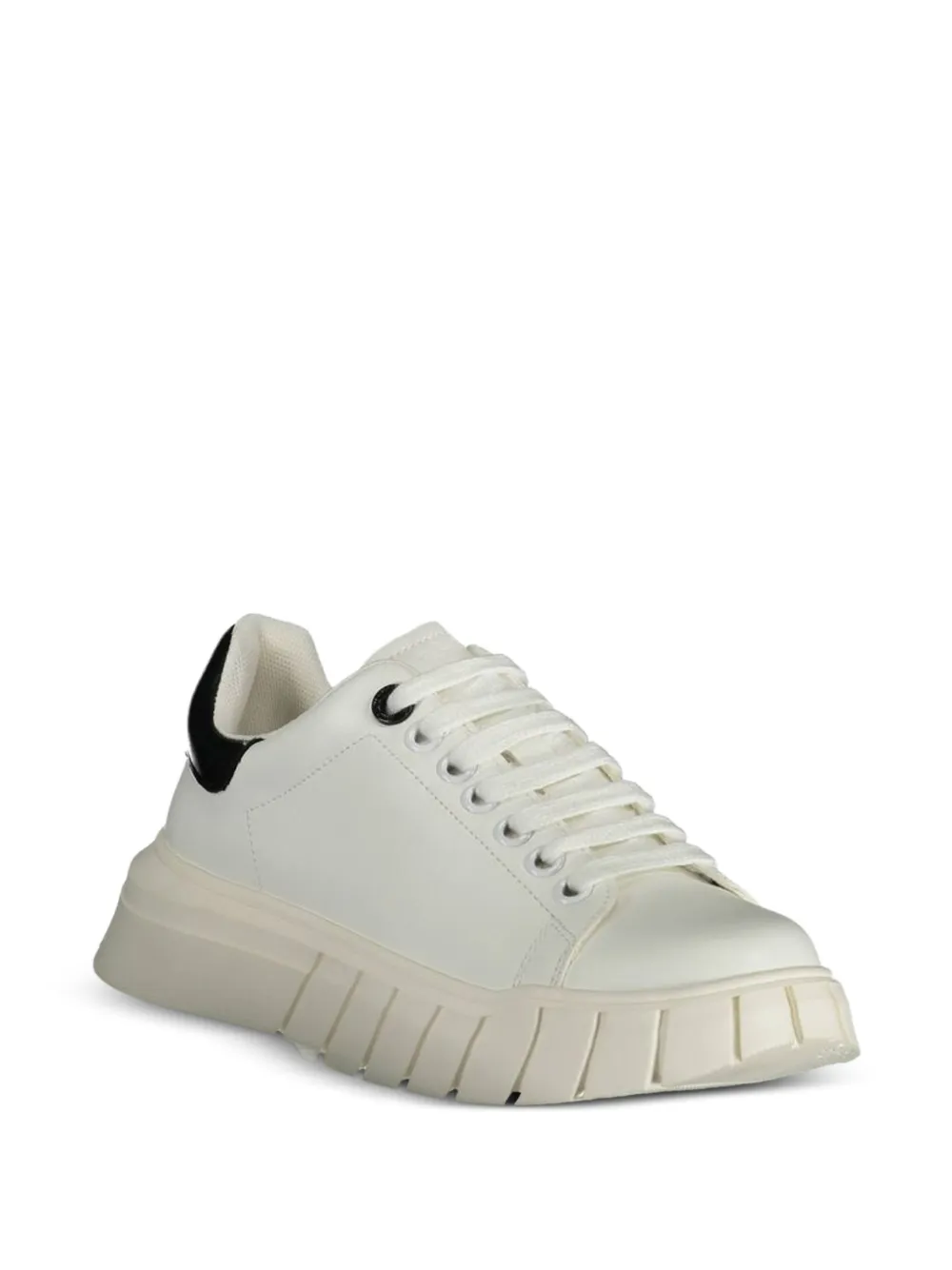 Gaelle platform lace-up sneakers Wit