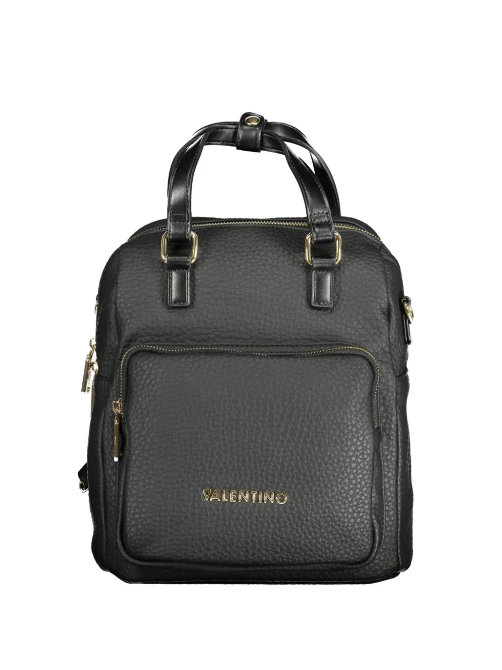 MARIO VALENTINO pebbled-effect backpack - Nero