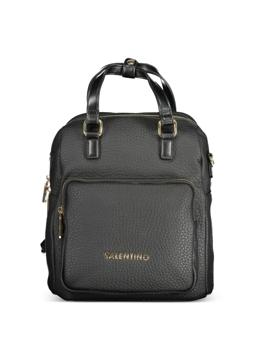 MARIO VALENTINO pebbled-effect backpack - Nero