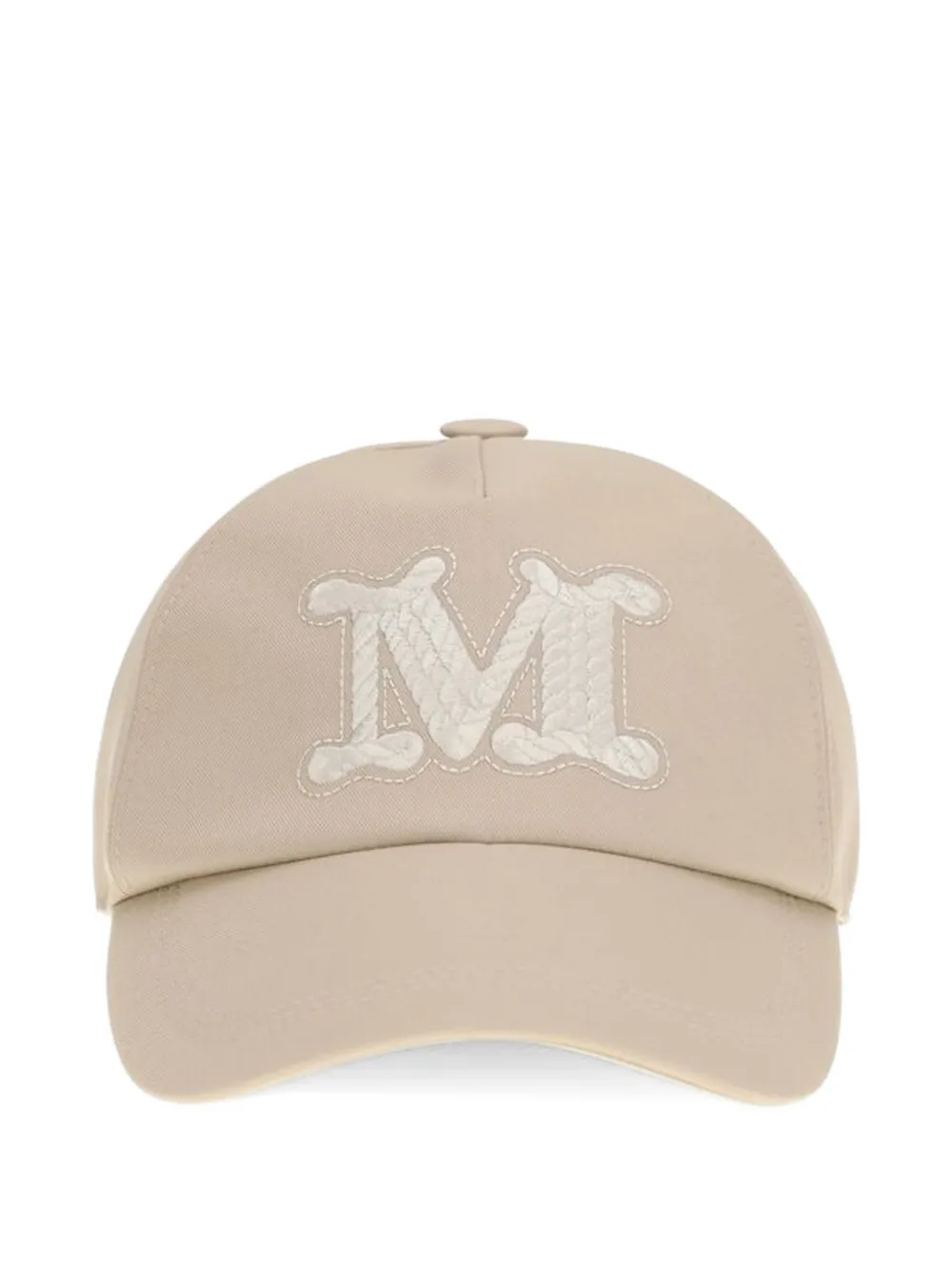 Max Mara logo-embroidered baseball cap - Toni neutri