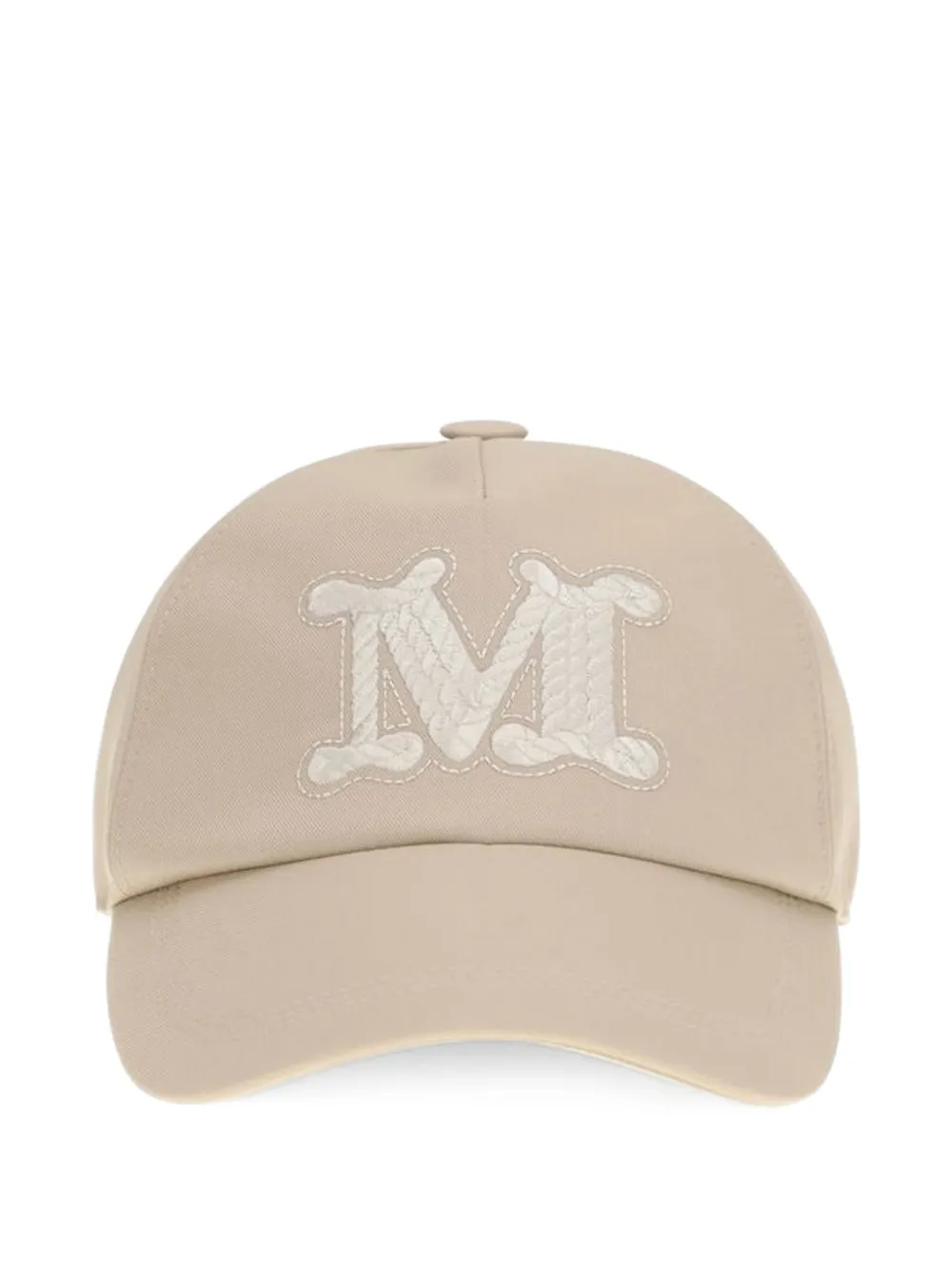 Max Mara logo-embroidered baseball cap - Neutrals