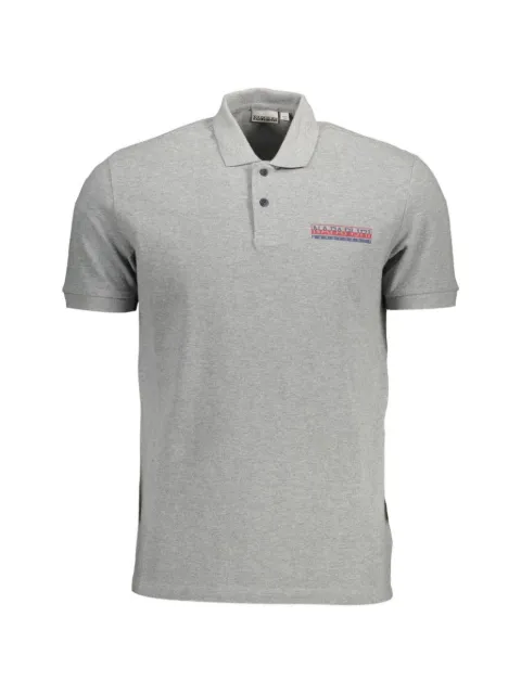 Napapijri logo-print cotton polo shirt