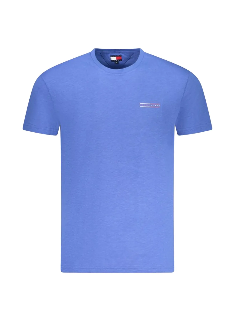 Tommy Hilfiger logo-patch cotton T-shirt - Blu