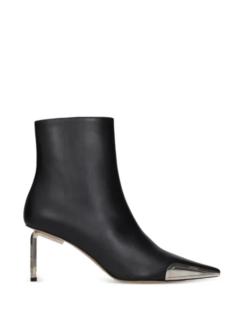 Off-White metal-cap stiletto ankle boots
