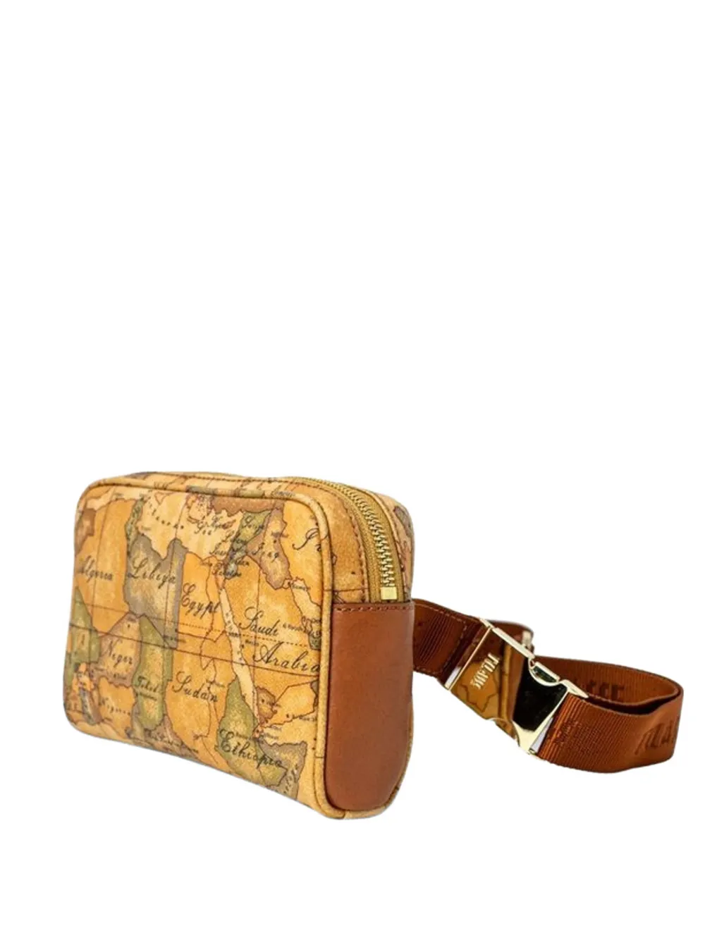 ALVIERO MARTINI 1° CLASSE Geo Classic map-print belt bag - Toni neutri