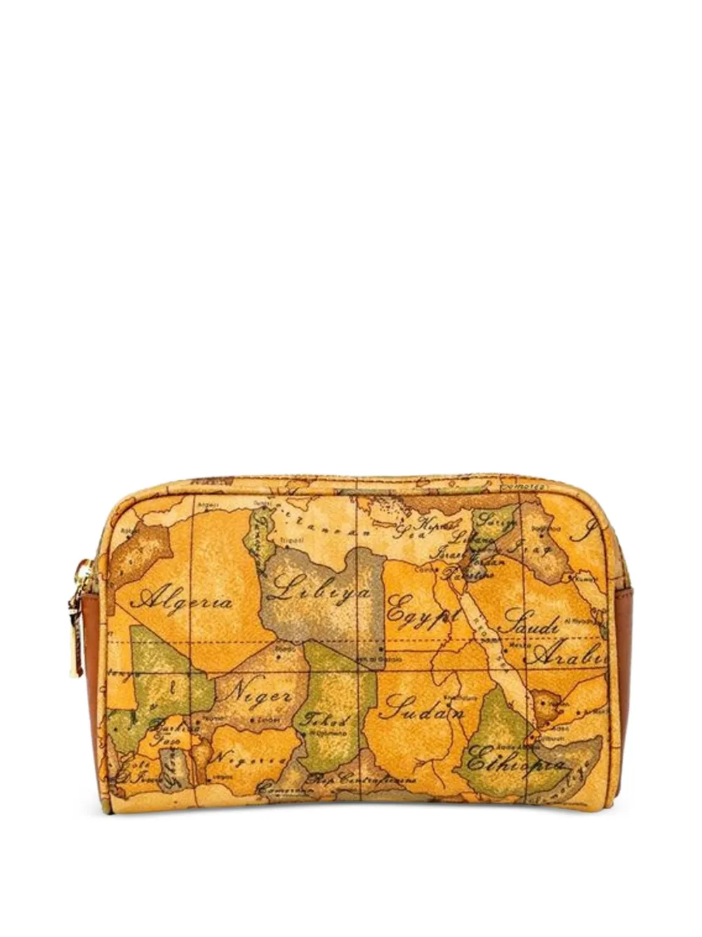 ALVIERO MARTINI 1° CLASSE Geo Classic map-print belt bag - Toni neutri