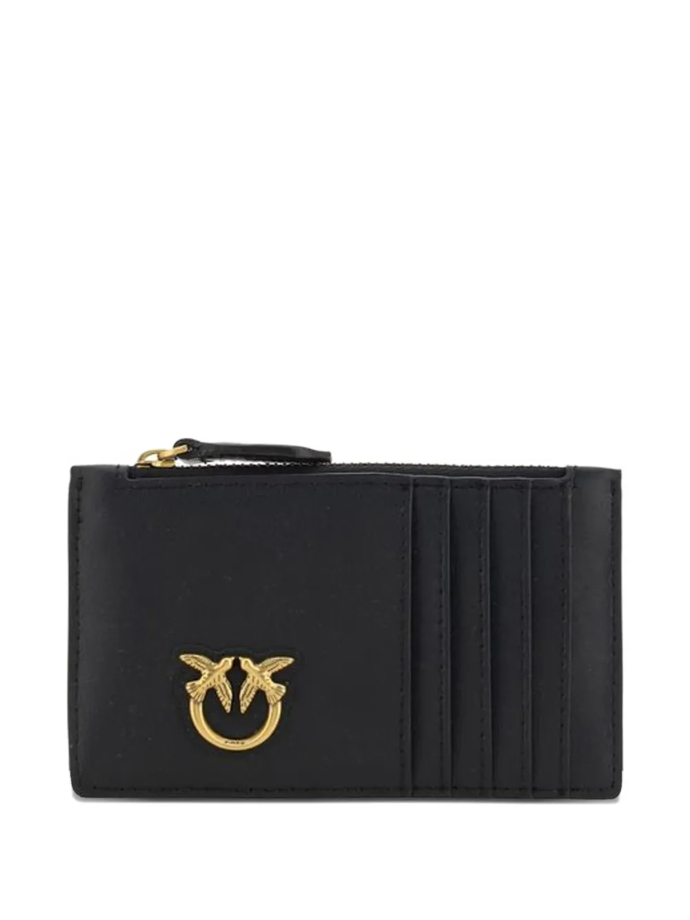 PINKO Love Birds leather wallet - Nero