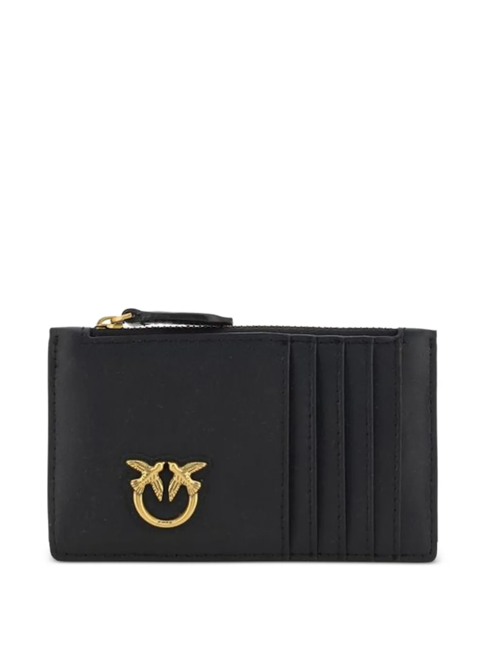 PINKO Love Birds leather wallet - Nero