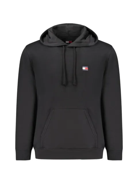 Tommy Hilfiger logo-patch kangaroo-pocket hoodie
