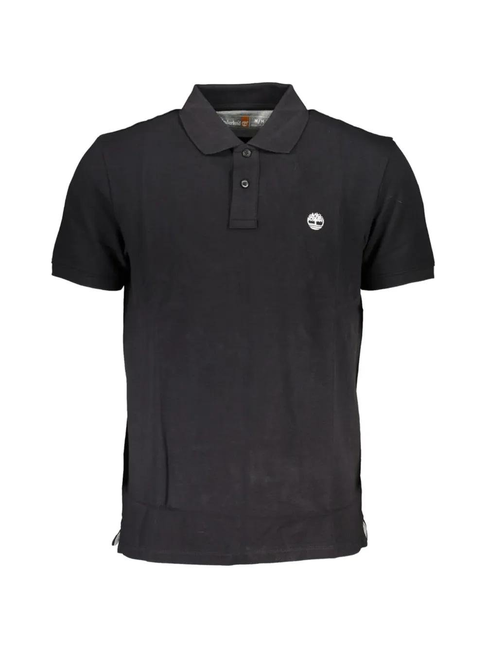 Timberland logo-embroidered short-sleeve polo shirt - Nero