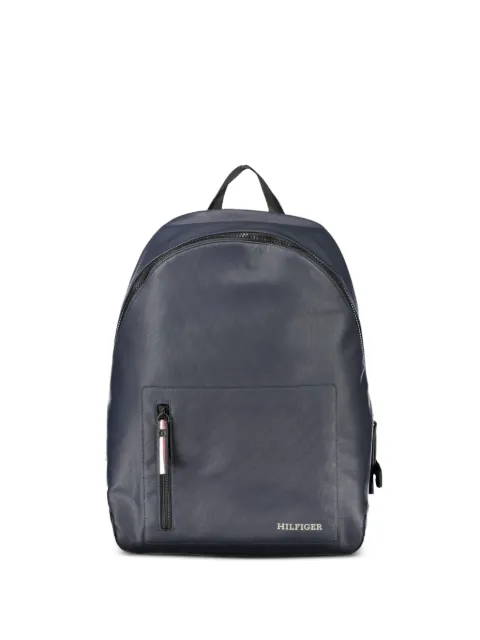 Tommy Hilfiger logo-lettering laptop backpack