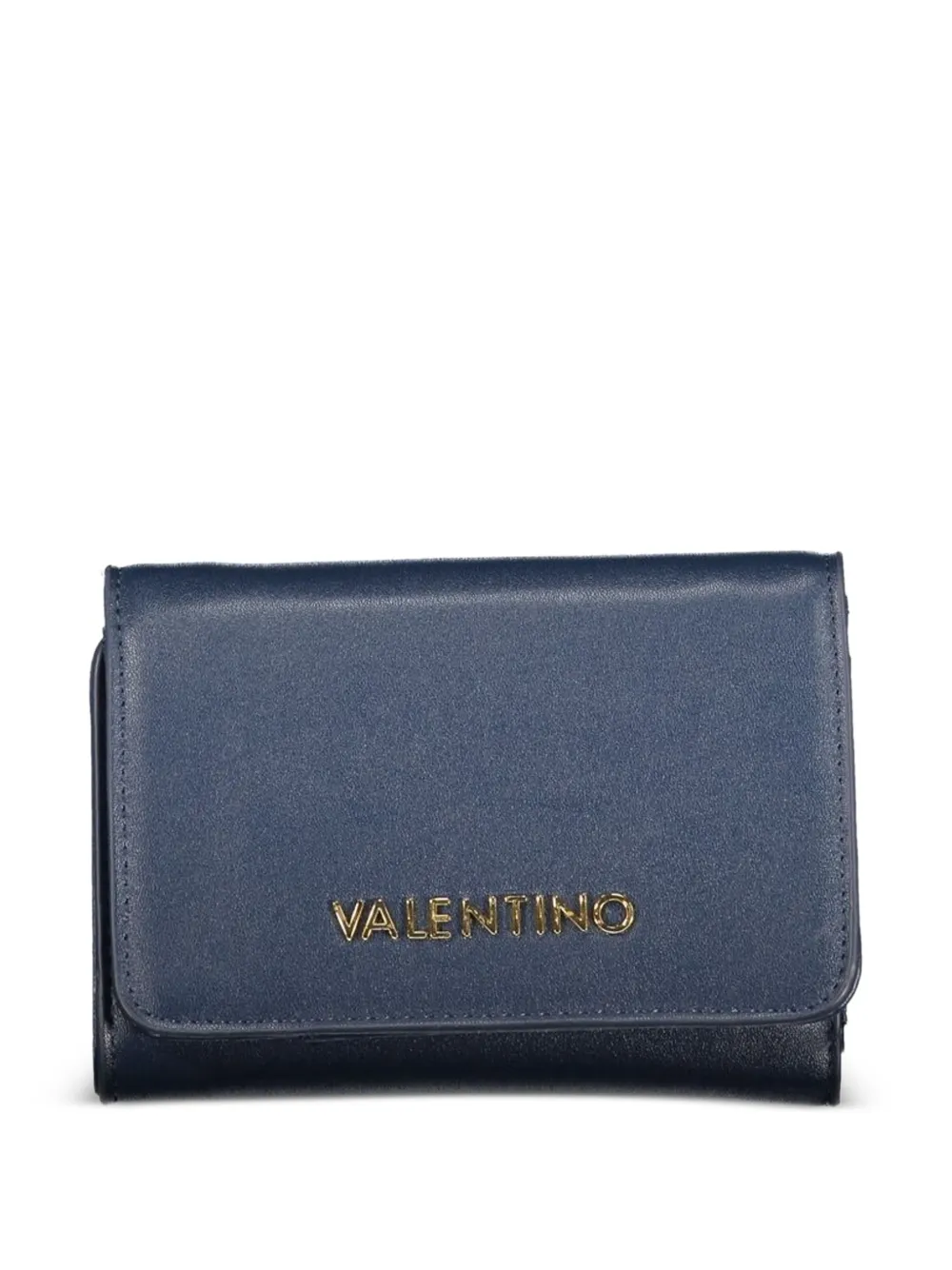 MARIO VALENTINO logo-appliqué wallet - Blu