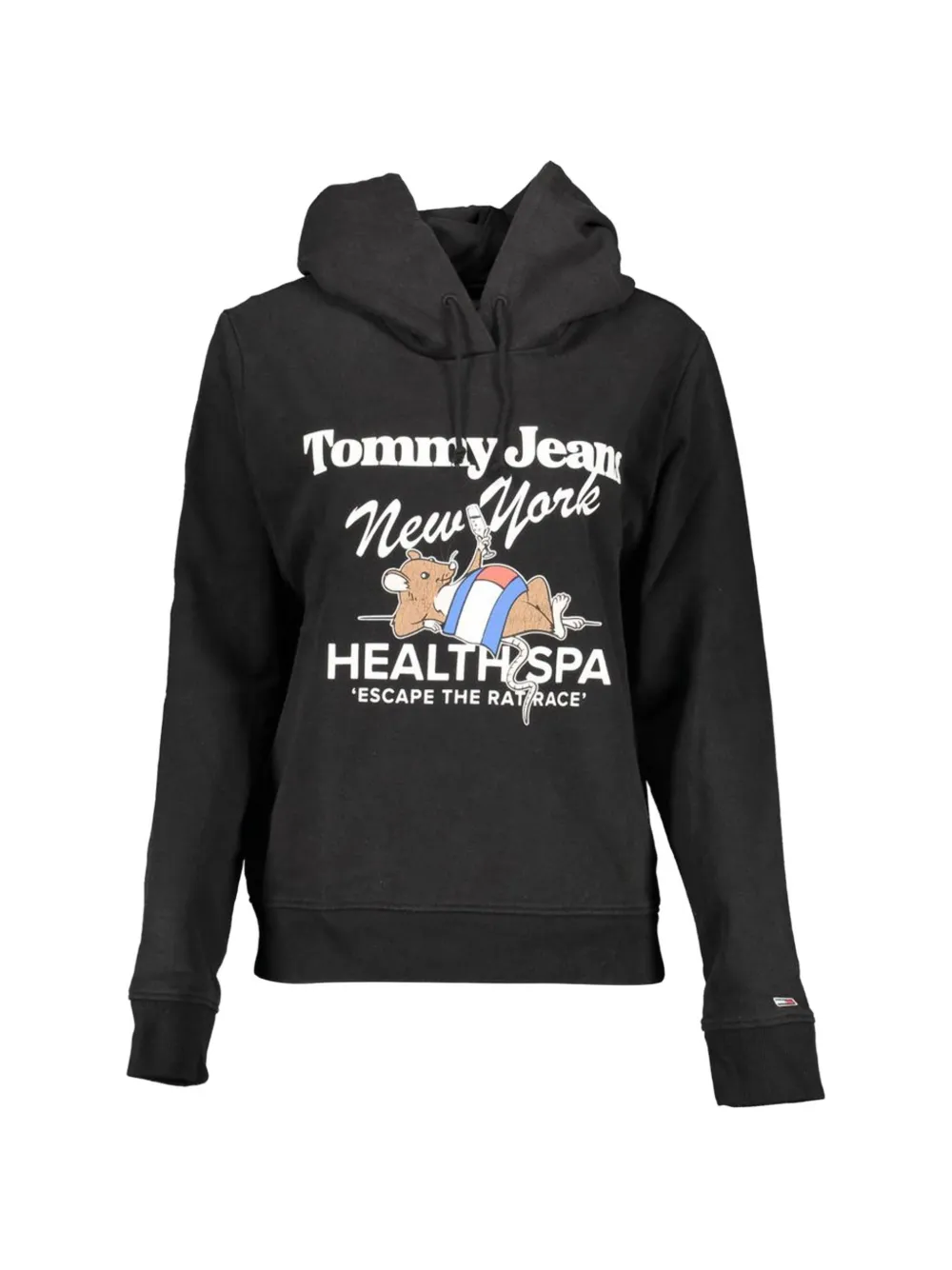 Tommy Jeans graphic-print hoodie - Nero