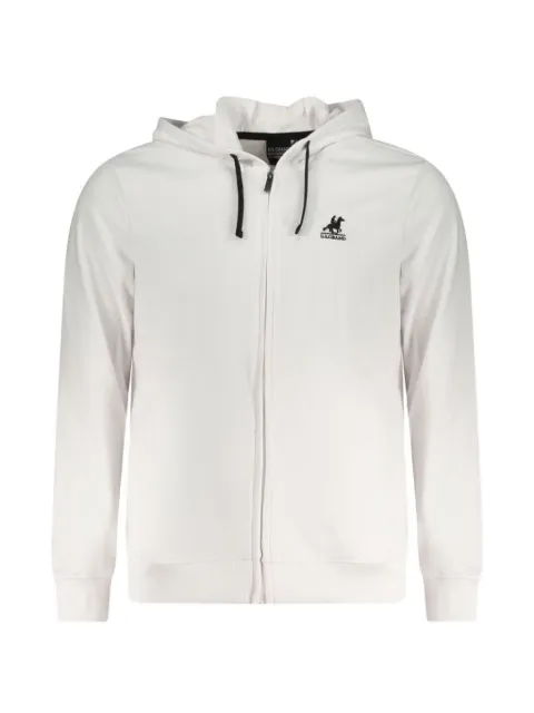 U.S. Grand logo-embroidered zip-up hoodie