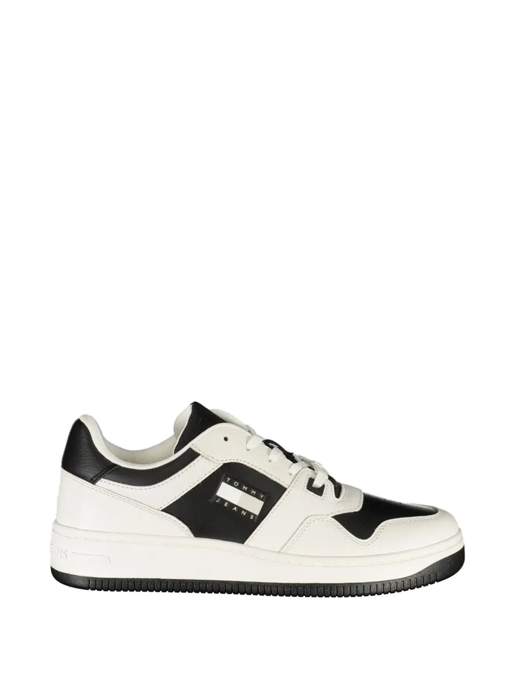 Tommy Hilfiger panelled logo-patch sneakers - Bianco