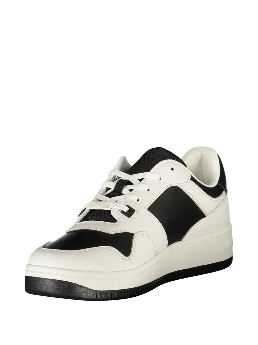 Tommy Hilfiger panelled logo-patch sneakers Wit