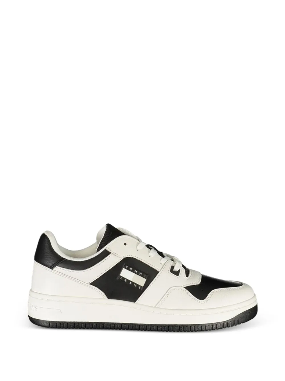 Tommy Hilfiger panelled logo-patch sneakers Wit
